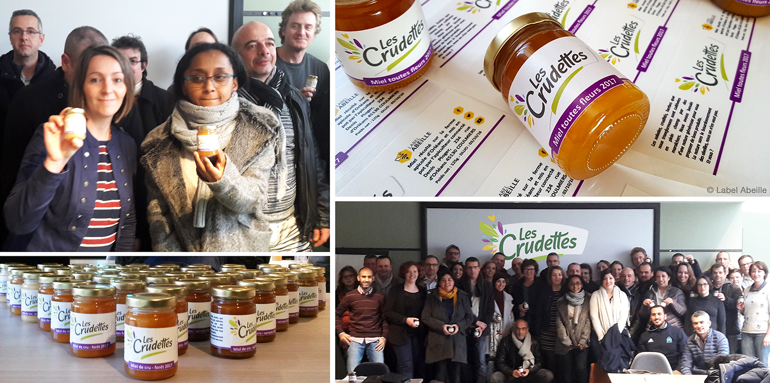 LABEL ABEILLE - distribution du miel connecté Les Crudettes 2017