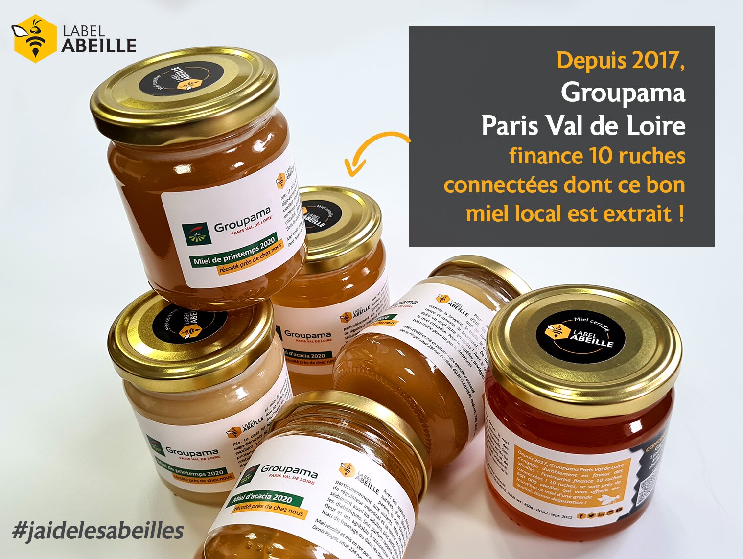 LABEL ABEILLE - Groupama Paris Val de Loire s'engage pour les abeilles