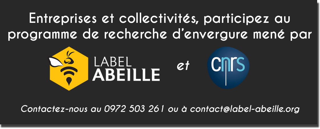 LABEL ABEILLE - participez au programme d'étude de Label Abeille avec le CNRS